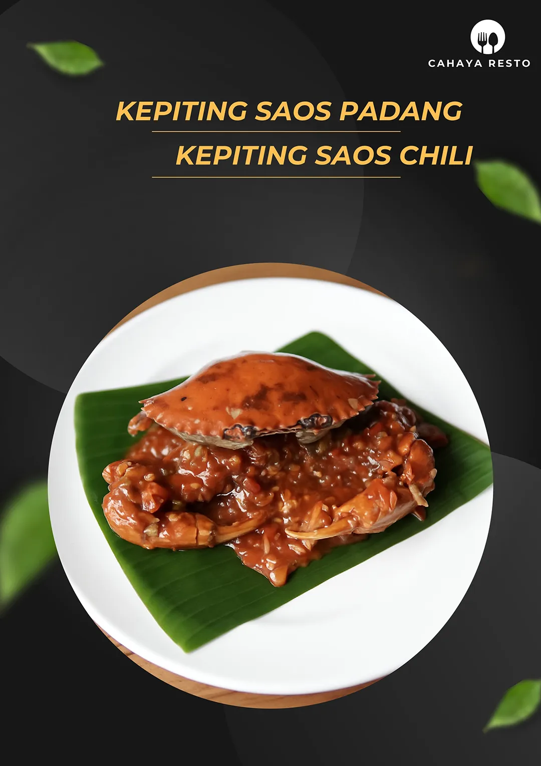 Kepiting Saos Spesial - Cahaya Resto Seafood Singaraja