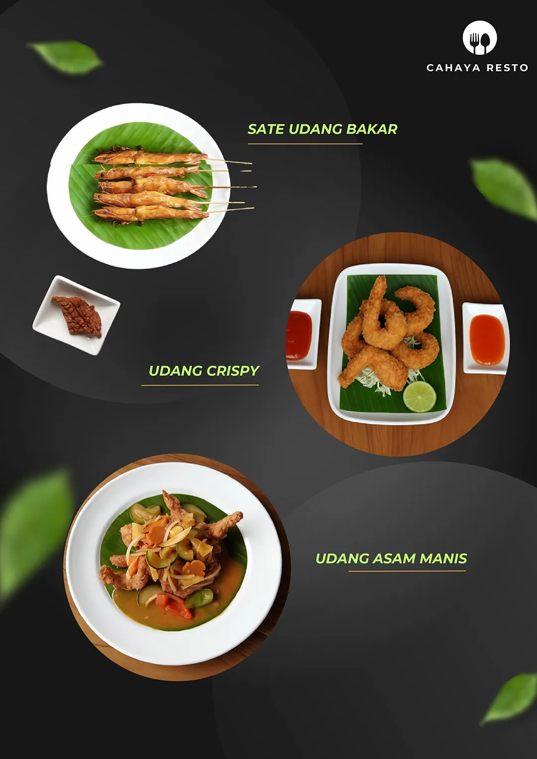 Special Prawn Menu - Cahaya Resto Seafood Singaraja